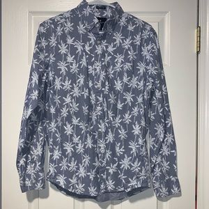 American Eagle Palm Tree Button Down